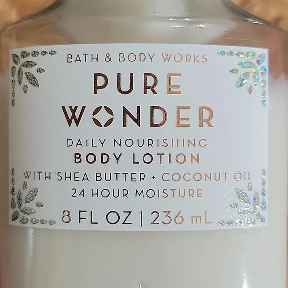 Bath and Body Works Pure‎ Wonder Body Lotion Daily Nourishing Shea Butter - Picture 2 of 4